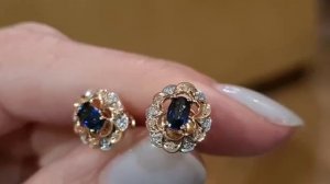 золотые серьги пусеты