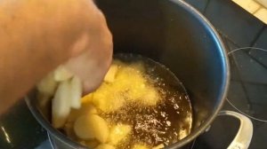 Qovurilgan Kartoshka Qoziqorin bilan| Жаренная Картошка с Грибами |  Fried Potatoes with Mashroom