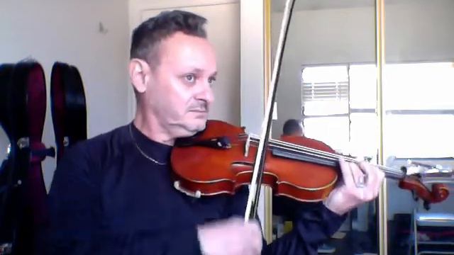 violin D Minor 3 Octave scale play through смотреть онлайн