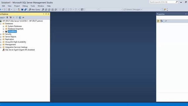 Microsoft SQL Server Management Studio - Create Database and Load SQL File смотреть онлайн