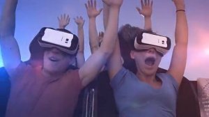 Первые американские горки смешанной реальности | Six Flags и Samsung