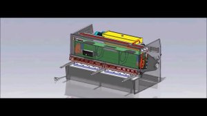 Гидравлические гильотинные ножницы модели  HCJ  Принцип работы