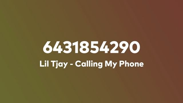 Lil Tjay - Calling My Phone Roblox ID | Roblox Music ID смотреть онлайн