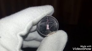 Монеты один дирхам 2014 года и 25 филсов 2007 года / ОАЭ