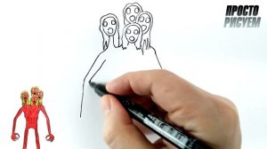 Как нарисовать ТРИ ХЭД Тревора Хендерсона