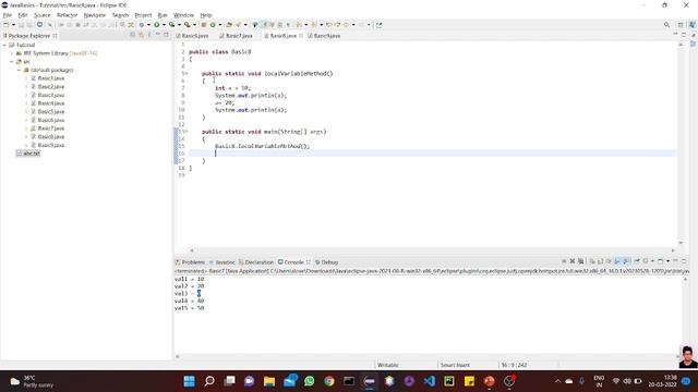 Java | Part10 |  Variables in Java