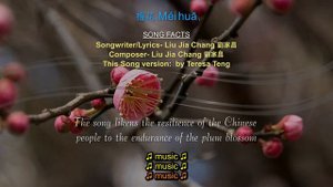 Teresa Teng- 梅花. Mei hua. Plum Blossom. with eng/pinyin lyrics
