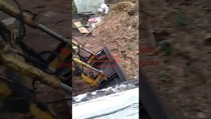 МТЗ фронтальний погрущик погрузка мусора