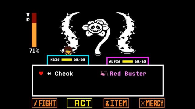 Крис и Сьюзи против Цветика без урона : Фан-игра Андертейл и Дельтарун смотреть онлайн