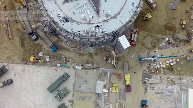 Аэросъемка парка "Патриот" в Кубинке
