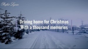 Chris Rea -  Driving Home For Christmas (Lyrics)