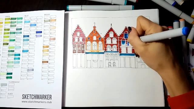 Speed paint 9 минут. Брюгге, имитация батика смотреть онлайн