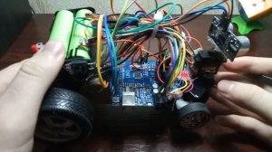 bluetooth hc-06 машинка на ардуино+ режим объезжающий препятствия