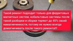 Ремонт динамиков 150ГДН-1-8 замена подвижных систем, центровка магнитов