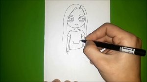 Как рисовать легко ДЕВОЧКУ? How to draw a girl