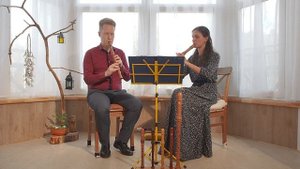 Блокфлейты-альт в ансамбле: Mollenhauer Canta + Moeck Stanesby