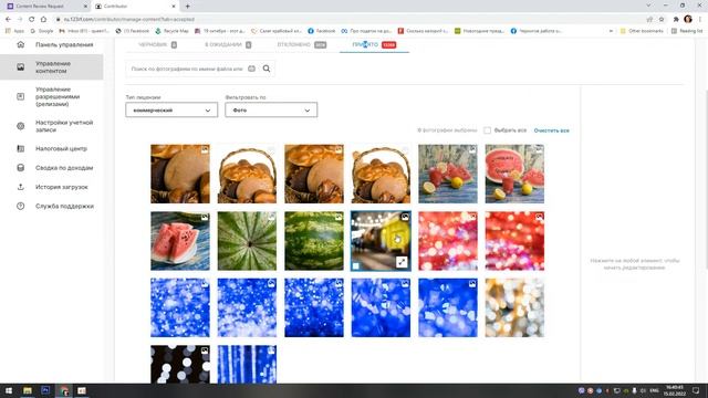 Фотосток 123rf. Как ускорить проверку фотографий стоком. Почему этот сток очень долго проверяет фот