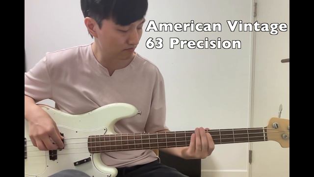 Fender P bass / 1963(AVRI) vs 2012(STD) / Vintage vs Modern смотреть онлайн