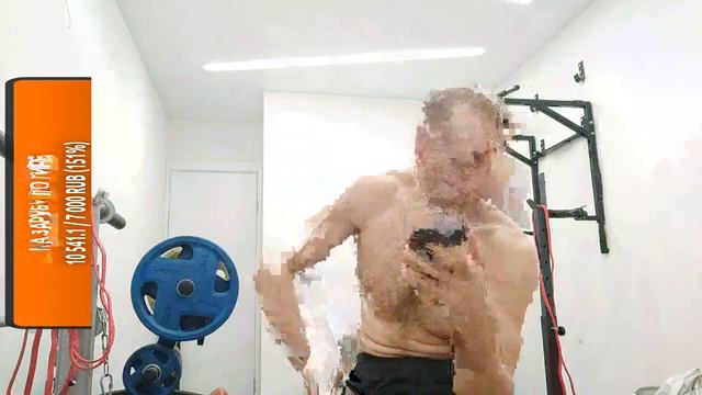 Подтягивания 123 с 2кр.п. (26мм).5км. Икры 80 раз 1кг смотреть онлайн