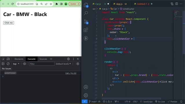 ReactJs: Unleash the Power of Class-Based Components | Constructor method | State and setState смотреть онлайн