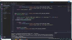 Delete Posts SQL Python: Part #42 Python API Course