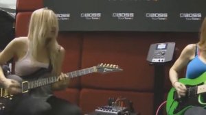Guitarist girl duet Ibanez Vs Jackson