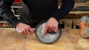 How to smooth a rough cast iron pan | Make it stop sticking