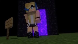 "Psycho girl 19" на русском (Minecraft animation)