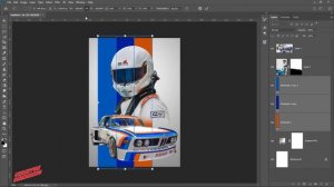 Drift Racing - Poster - Photoshop Tutorial