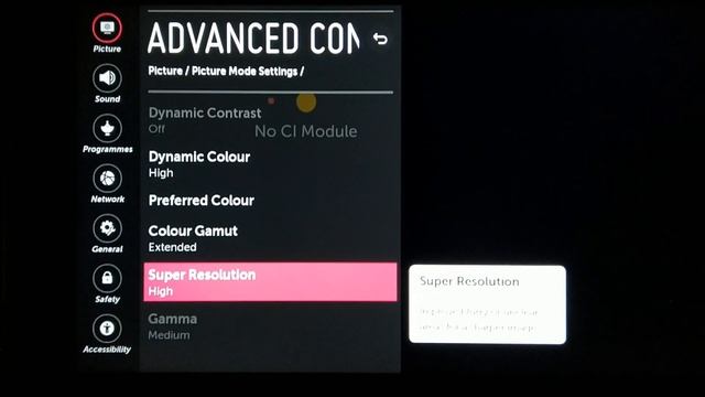 LG SMART TV WebOS Get a Sharper image with Super Resolution Settings смотреть онлайн