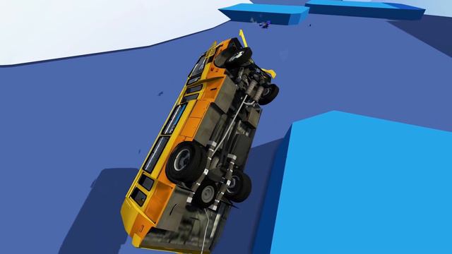 БРАВЛЕРЫ СТРЕЛЯЮТ ОГРОМНЫМИ СЮРИКЕНАМИ ПО МАШИНАМ! Гоша и Чич крушения машин в Beamng drive. смотреть онлайн