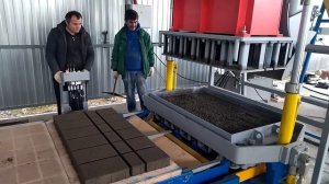 Рифей Рам-1000-3,5-350Б механизированная линия для производства брусчатки, бордюров, блоков