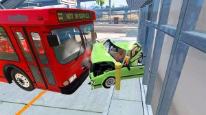 BeamNG Drive - Реалистичные автомобильные аварии и погони и ДТП. Бимка.