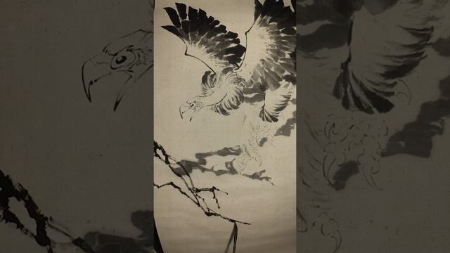 Chinese Ink Brush Eagle and Pine Tree｜Chinese Painting｜TimeLapse｜Drawing｜Joey Pang｜JP Tattoo Art