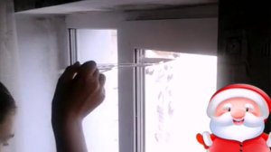 СНЕГ-СПРЕЙ/РИСУЮ НА ОКНЕ