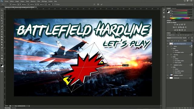 [Tuto] Créer une miniature youtube spécial gaming de A à Z ! | Photoshop CS6 смотреть онлайн