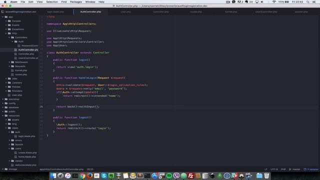 Laravel 5 Login Registration Tutorial System - 10 Show wrong username password error смотреть онлайн
