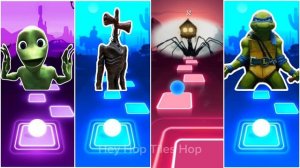 Alien Dance Siren Head Spider House Head Teenage Mutant Ninja Turtles Who is cool.mp4