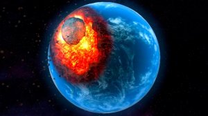 А ЕСЛИ УРОНИТЬ НА ЗЕМЛЮ ЛУНУ?