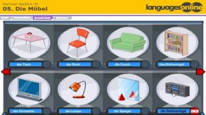 Немецкий язык. Уроки немецкого.  Мебель #уроки_немецкого #немецкий