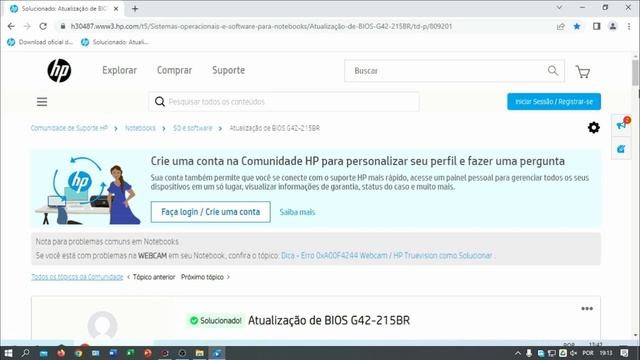 Como Atualizar a bios de NOTEBOOK HP & G42! смотреть онлайн