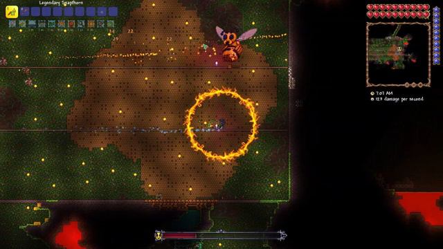 Terraria 1.4 Master Mode+for the worthy Queen Bee No hit Pure Summoner смотреть онлайн