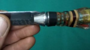 Нож с рукоятью из оргстекла + БОНУС