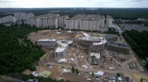 Строительство Мегашколы на Московском проспекте г. Воронеж