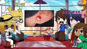 MIRACULOUS LADYBUG REACTS - parents react to a SMALL amount of transformations?! || Part 1 ||