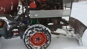 Самодельный трактор с переломной рамой