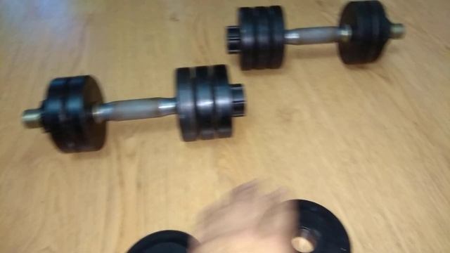 Советские гантели разборные