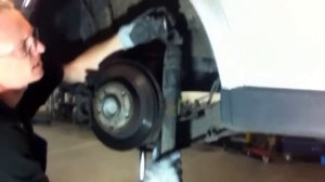 Opel Astra G. How to replace rear shock absorber.