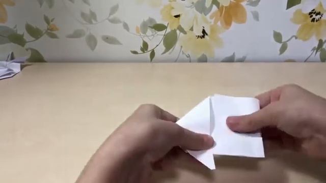 Оригами лягушка (размеры в описании)