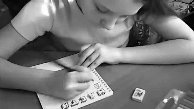 Рисование 3D букв смотреть онлайн